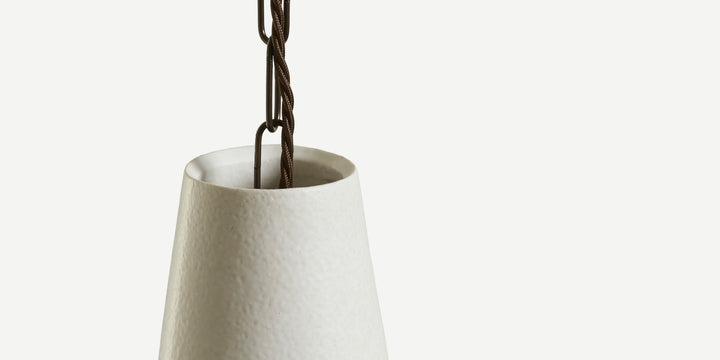 Sugar Cone Light in Matte White