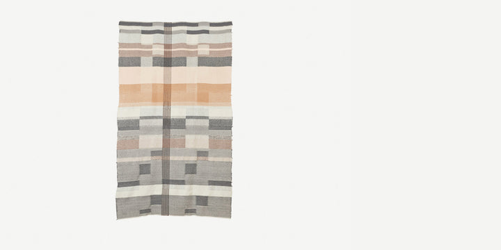 Hand Woven Alpaca Throw (Dark Greys)