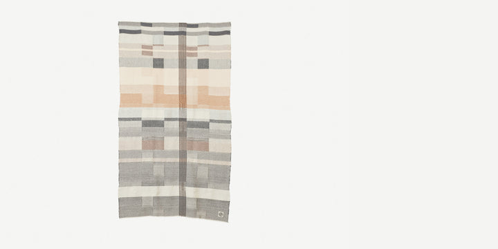 Hand Woven Alpaca Throw (Dark Greys)