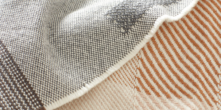 Hand Woven Alpaca Throw (Dark Greys)