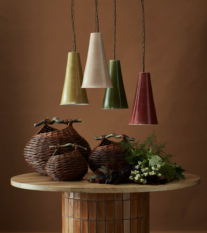 Sugar Cone Light in Crimson