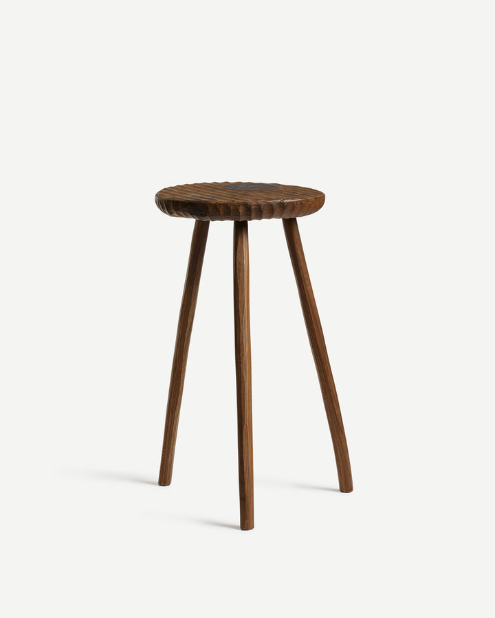Tall Side Table with Cup Stand