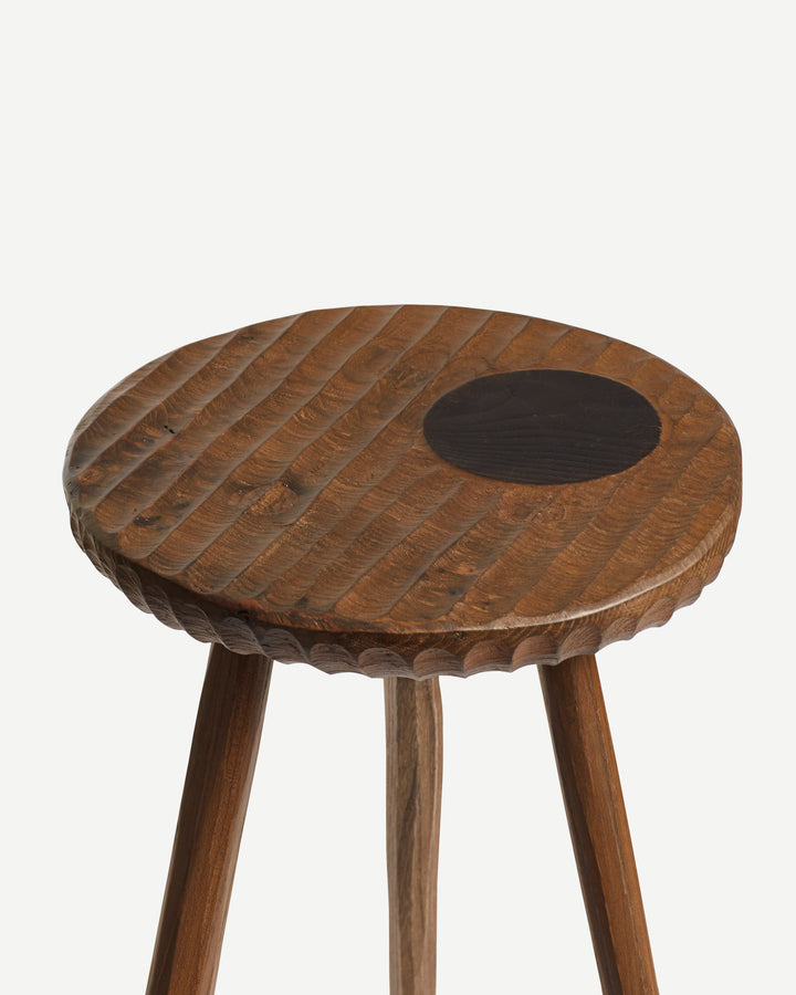 Tall Side Table with Cup Stand