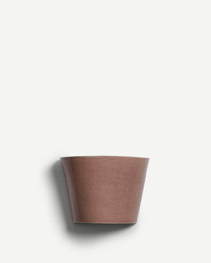 Round Sugar Cone Wall Light in Pink