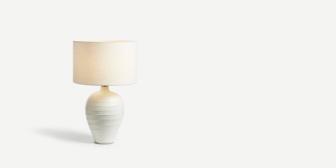 Callisto Table Lamp in Cream - Medium