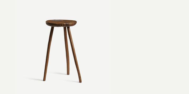 Tall Side Table with Cup Stand