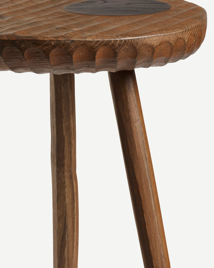 Tall Side Table with Cup Stand