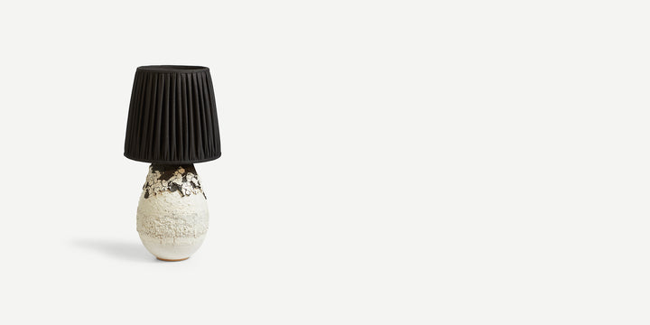 Black & White Volcanic Lamp