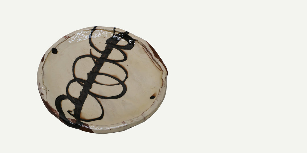 Large Slipware Plate