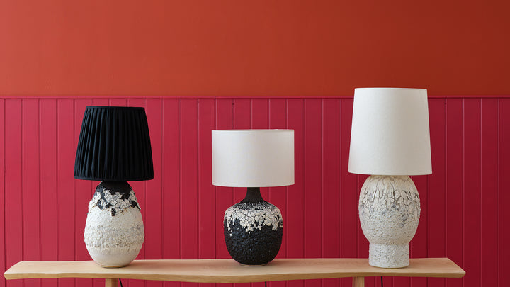 Fluted Crater Lamp