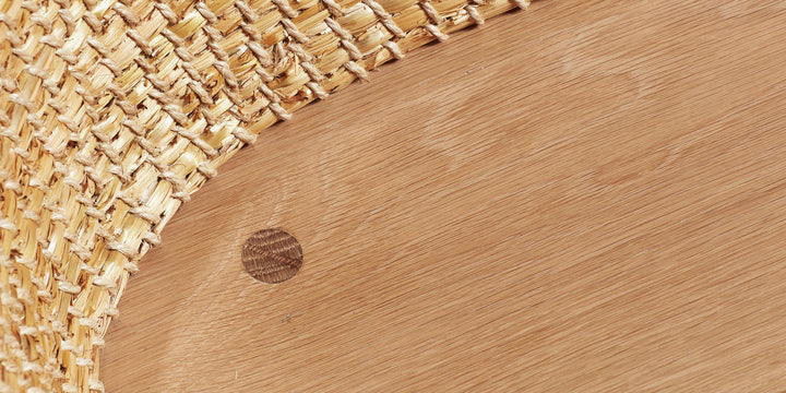 Brodgar Straw Back Bench (Without Drawers)
