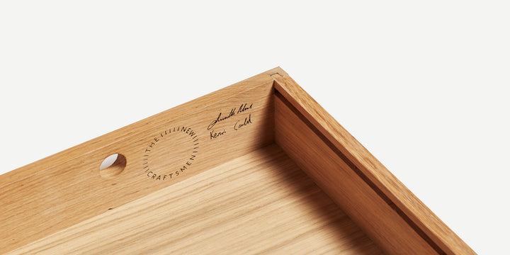 Brodgar Straw Back Bench (With Drawers)