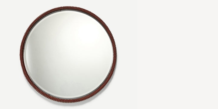 Ricasso Mirror in Cognac Loop I (Large)