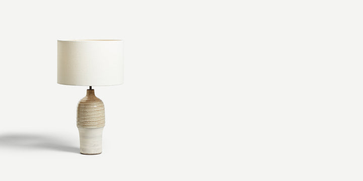 Cream Ganymede Table Lamp (Tall)