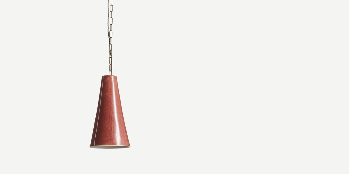 Sugar Cone Light in Crimson