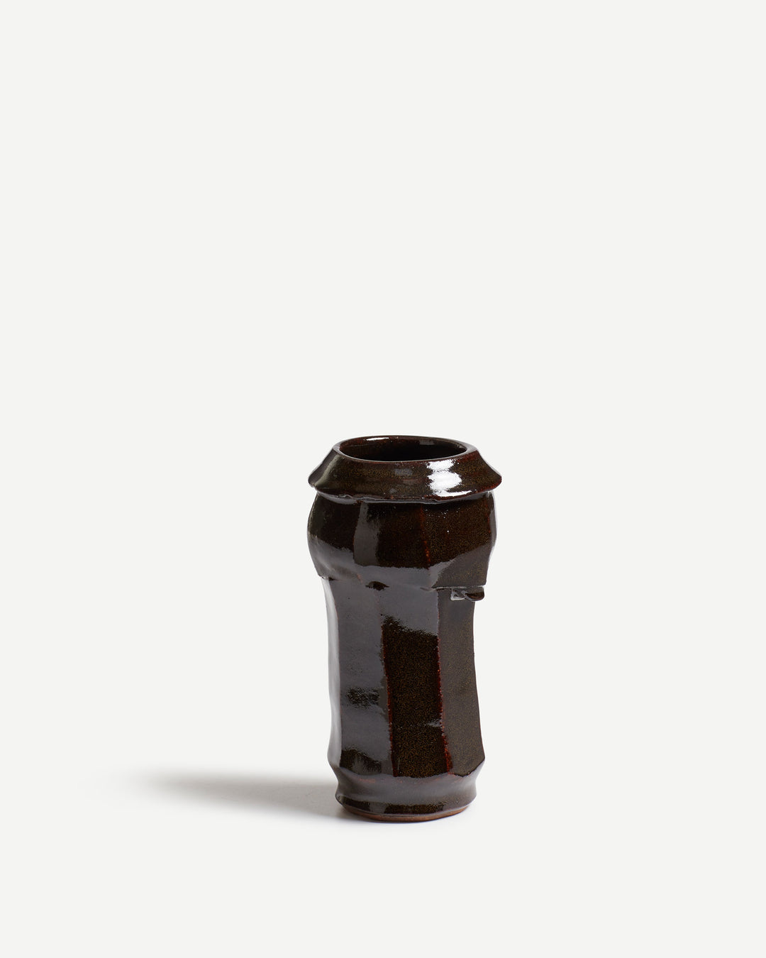Medium Bud Vase in Tenmoku