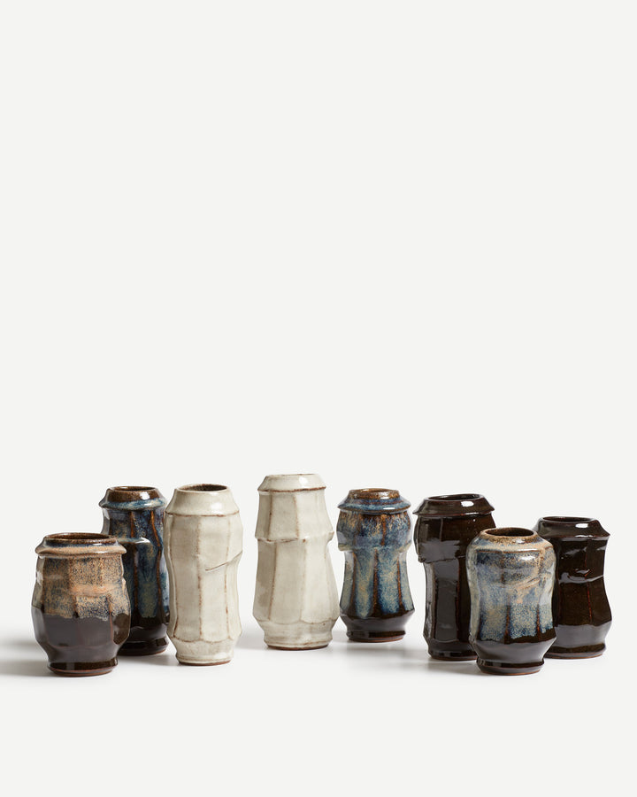 Tall Bud Vase in Cream