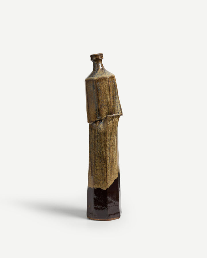 No. 1 Faceted and Altered Bottle Tenmoku/Rutile