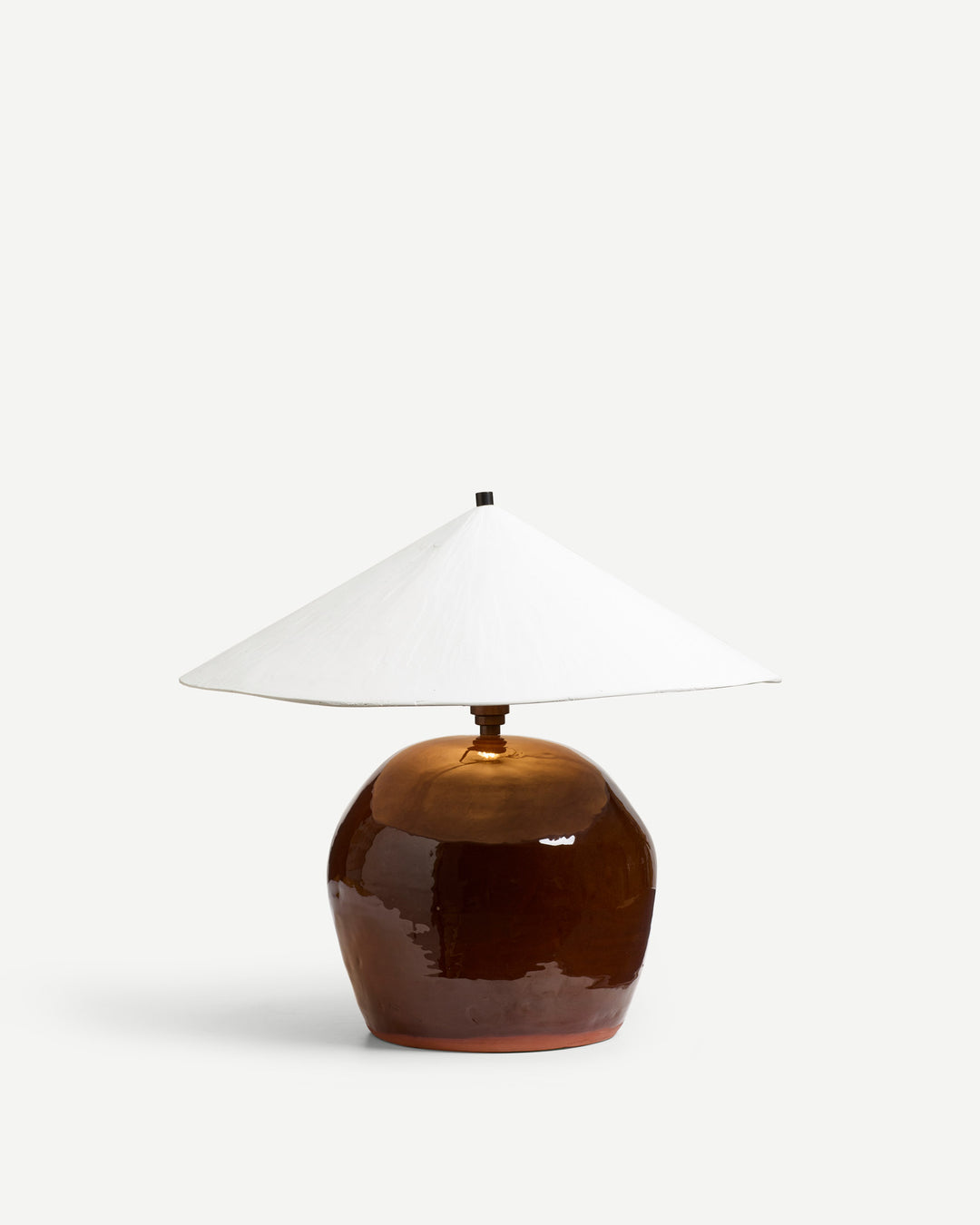 Terracotta Wobble Table Lamp (Round)