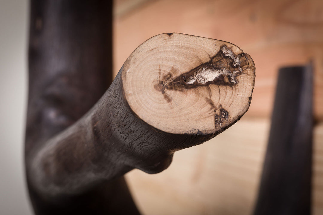 Medium Carved Hook in Ash