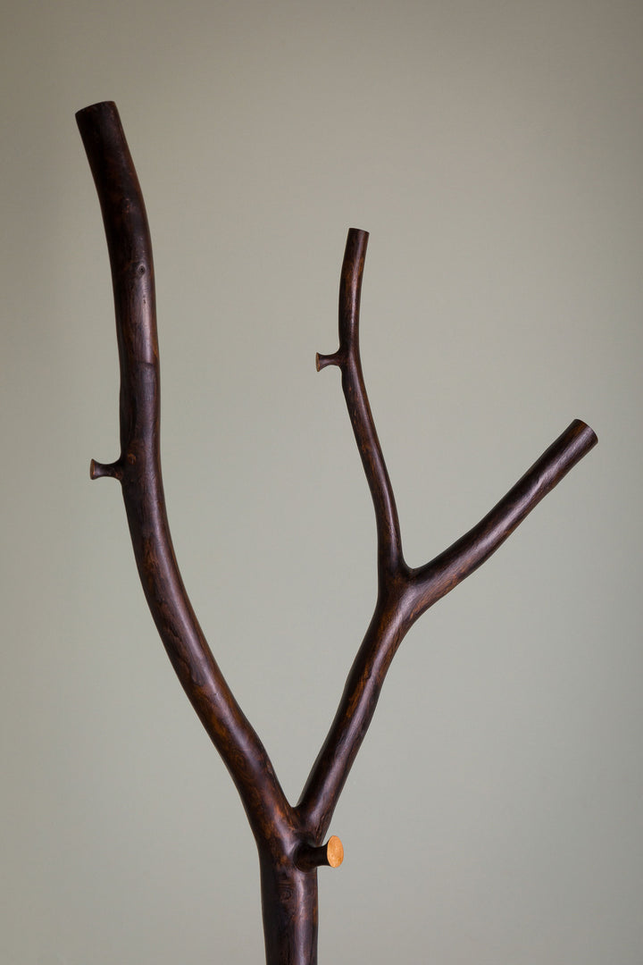 Coat Stand in Beech with Oak Legs