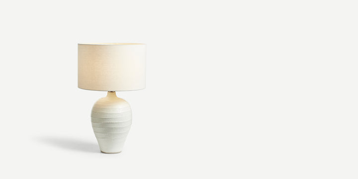 Callisto Table Lamp in Cream - Medium