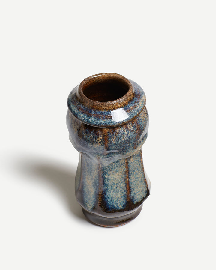 Tall Bud Vase in Rutile