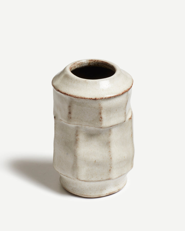 Short Bud Vase in Cream
