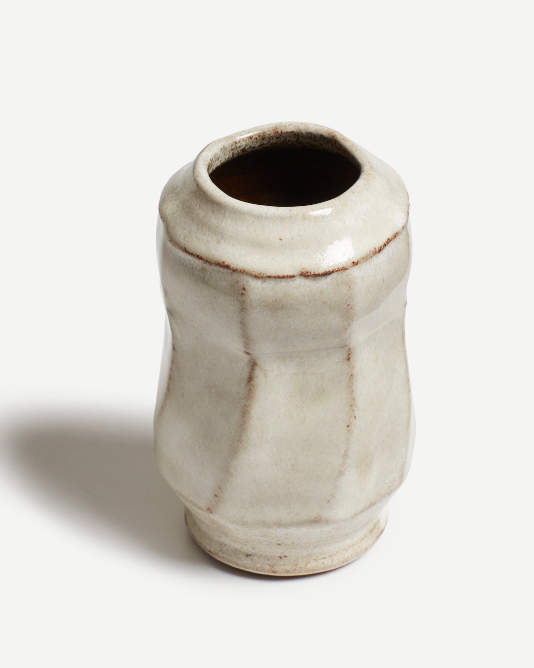 Short Bud Vase in Cream