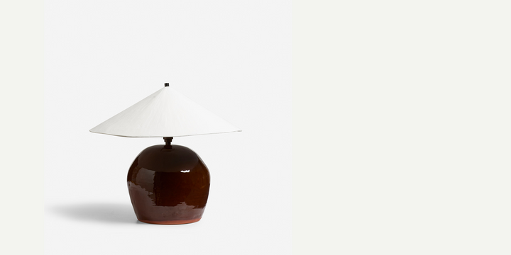 Terracotta Wobble Table Lamp (Round)