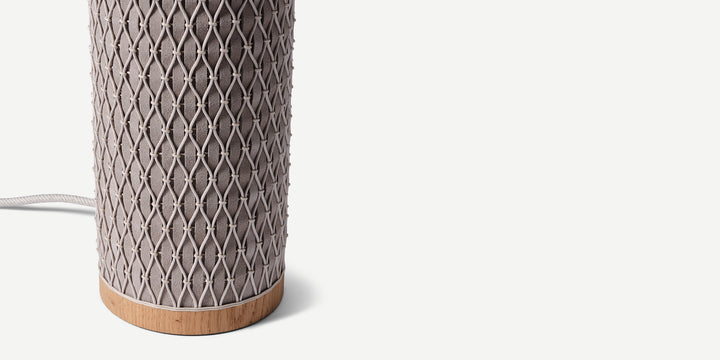 Tall Ricasso Barrel Table Lamp