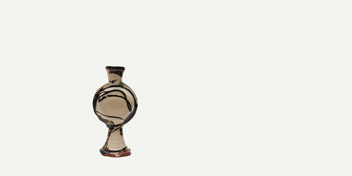 Double-sided Slipware Round Bottle