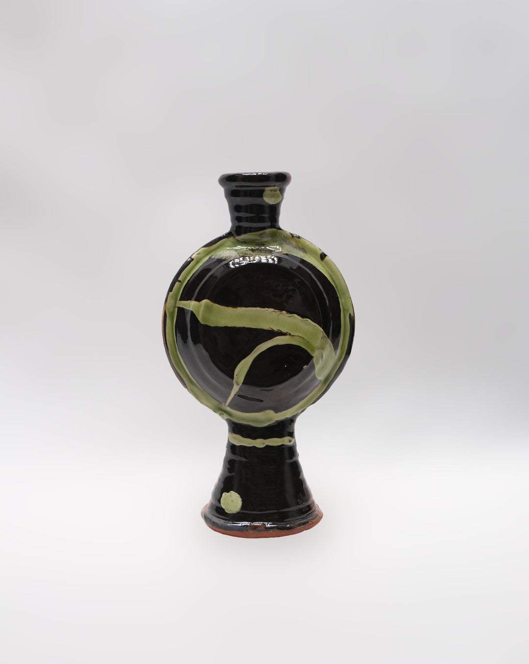 Double-sided Slipware Round Bottle (Small)