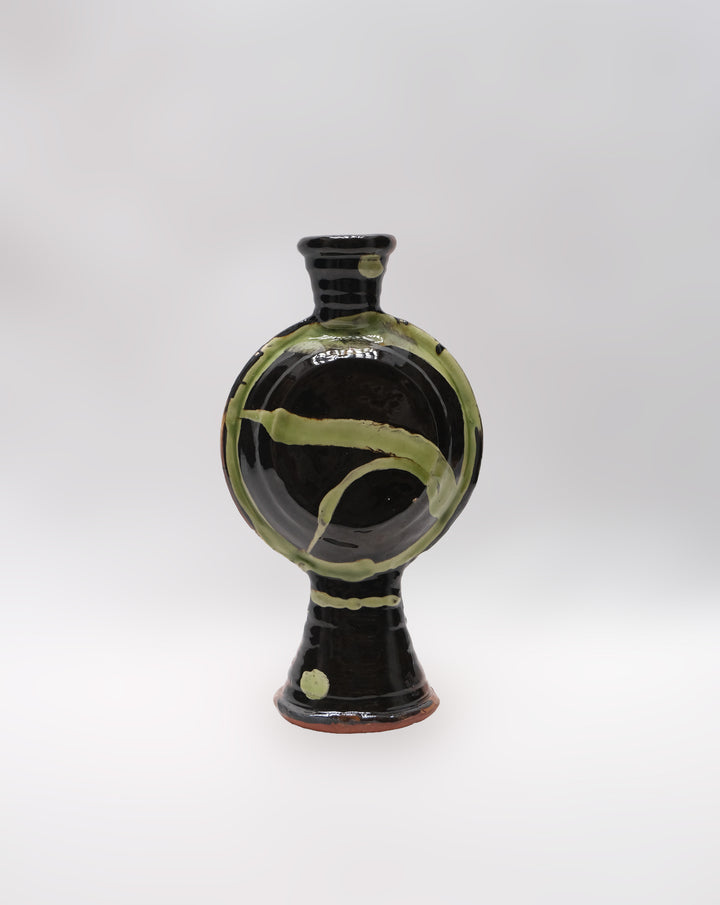 Double-sided Slipware Round Bottle (Small)