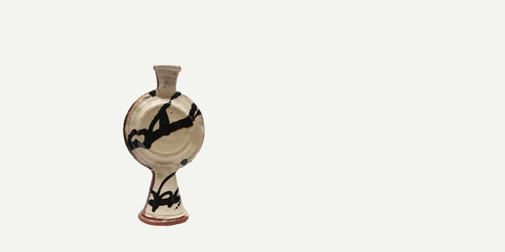 Double-sided Slipware Round Bottle (Medium)