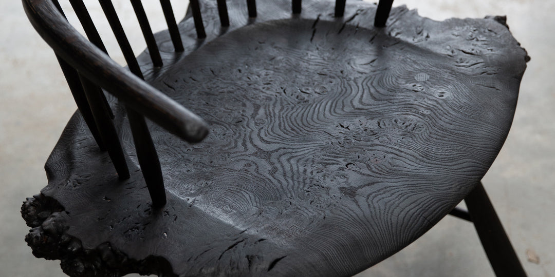 English Burr Oak Stick Chair