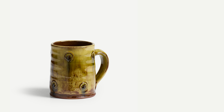 Green Slipware Mug