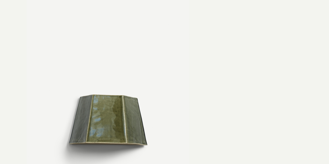Faceted Sugar Cone Wall Light