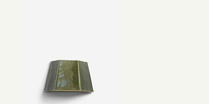 Faceted Sugar Cone Wall Light
