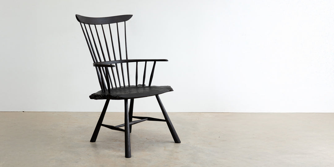 English Burr Oak Stick Chair