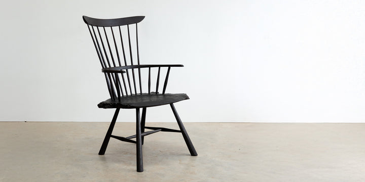 English Burr Oak Stick Chair