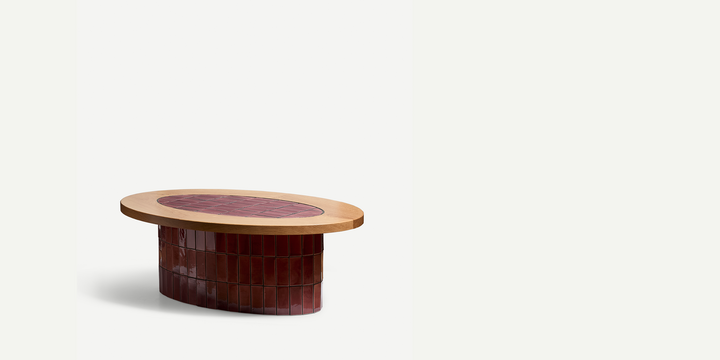 Welcome Coffee Table in Berry