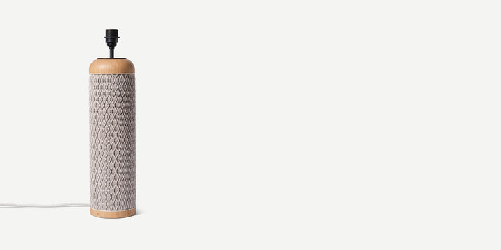 Tall Ricasso Barrel Table Lamp