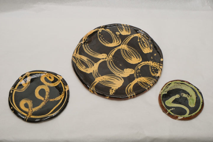 Large Slipware Plate