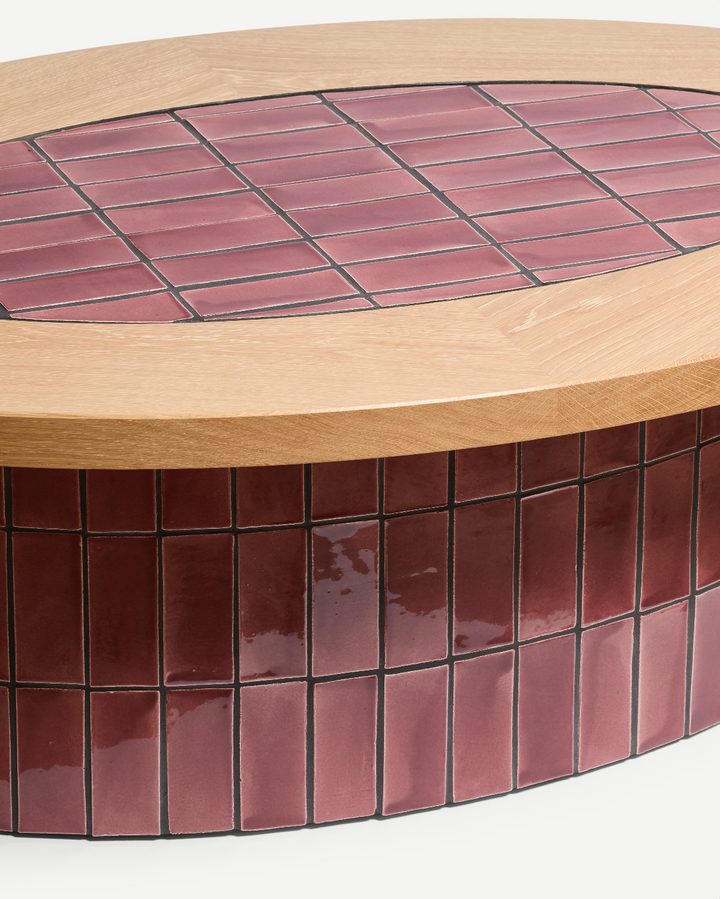 Welcome Coffee Table in Berry