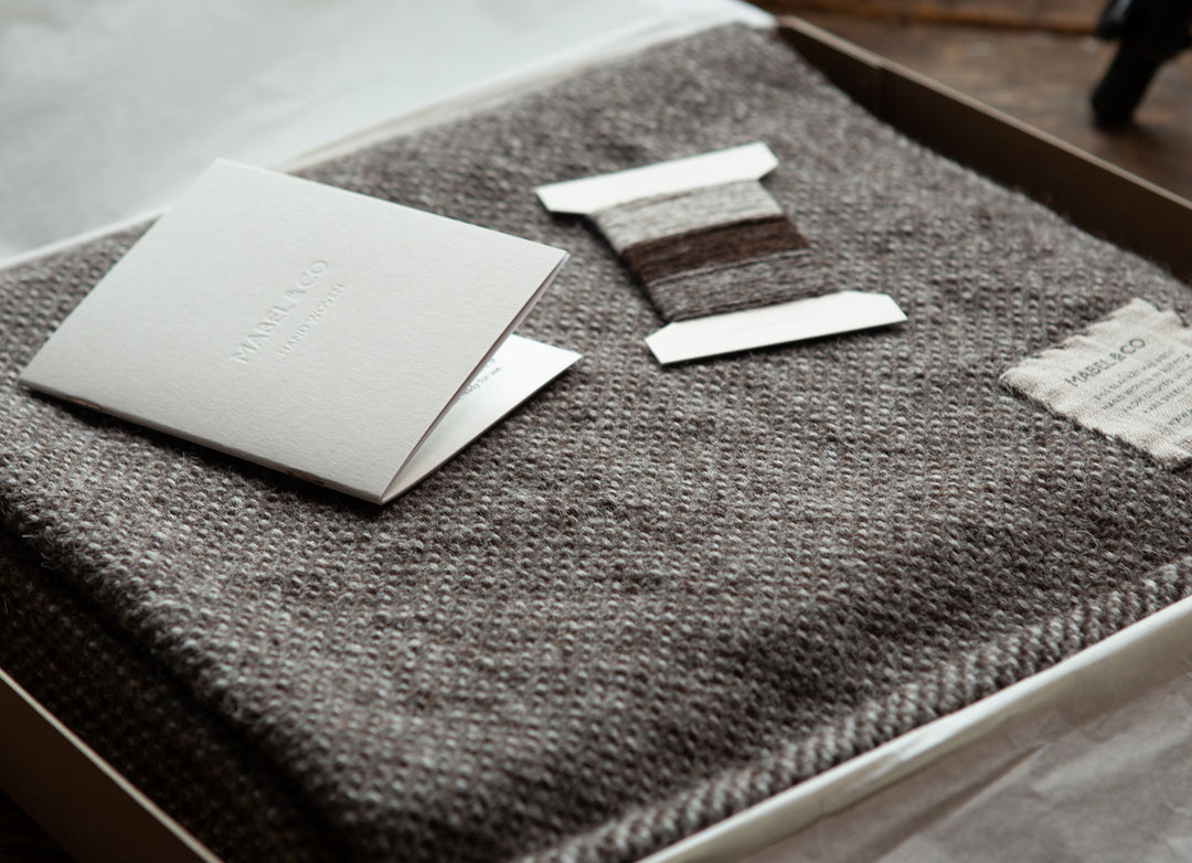 No. 1 Blanket or Scarf: Shingle (Moss)