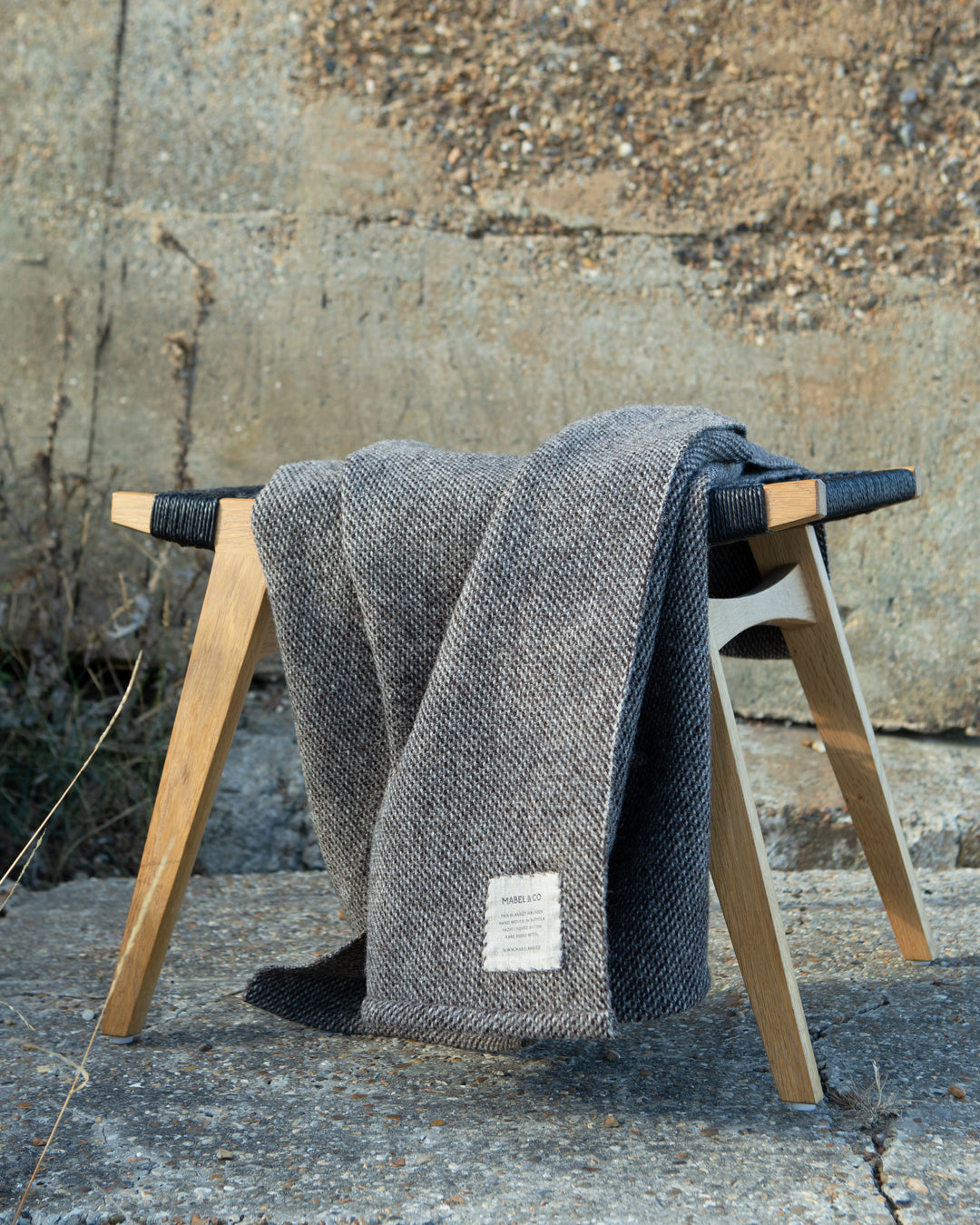 No. 1 Blanket or Scarf: Shingle (Moss)