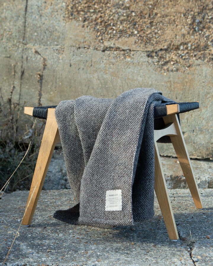 No. 1 Blanket or Scarf: Shingle (Moss)
