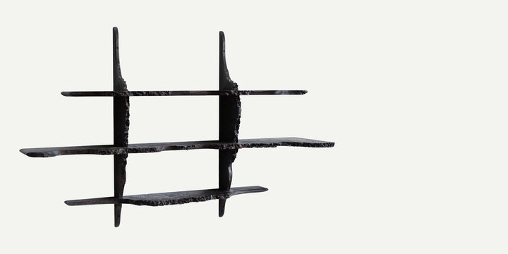 Sculptural English Burr Oak Wall Piece