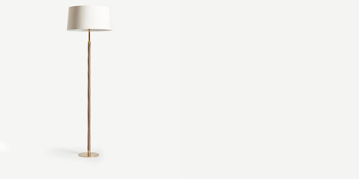 Ricasso Floor Lamp in Ecru